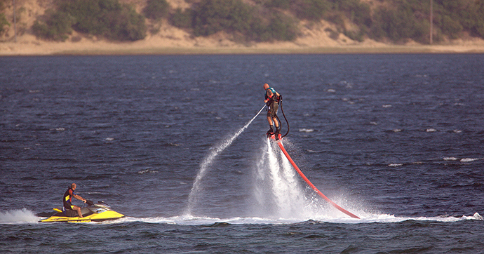The Flyboard- A Water-powered Jet Pack for your feet