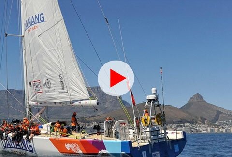Clipper race storms into Cape Town
