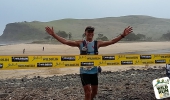 Bennie Roux takes the Wildcoast Wildrun® 2015 and smashes the record on day 3. Image courtesy of Wildrunner