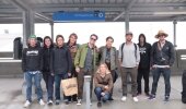The RVCA USA Pro Skate Team and friends, departing after a momentuous South African tour